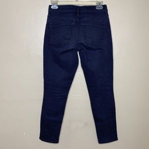 EXPRESS Factory Jeans Gray Cropped Legging Mid Rise 5 Pocket Zipper Fly 0